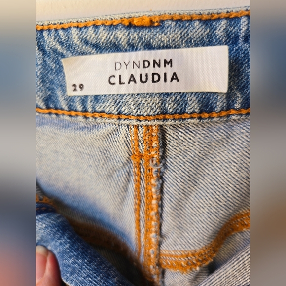 Dynamite Clothing Denim Claudia Relaxed Soft Cotton Blue Jeans 29 - Picture 3 of 5